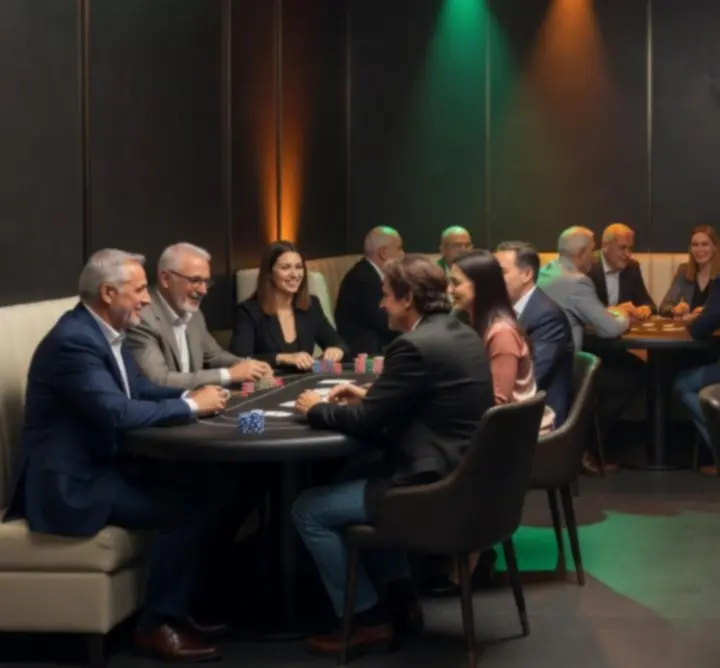 Elegáns offline poker est klubhangulatban